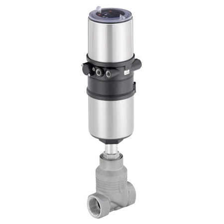 Elektro-pneumatski kosi ventil Tip 8802